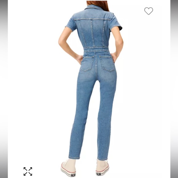 Good American Fit for Success Denim Jumpsuit - Picture 2 of 5